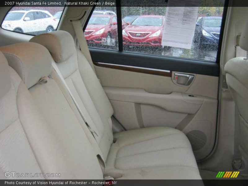 Natural Khaki Green / Beige 2007 Hyundai Santa Fe Limited