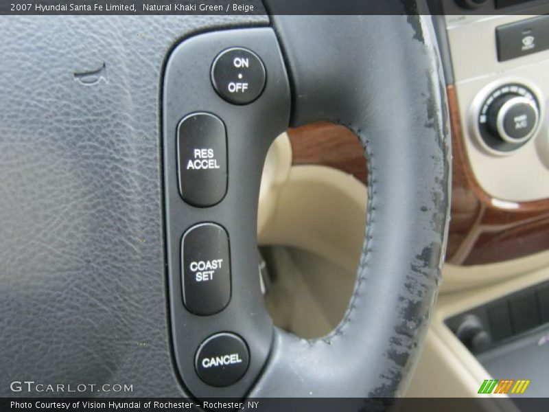 Natural Khaki Green / Beige 2007 Hyundai Santa Fe Limited