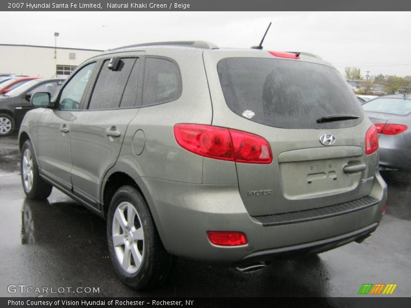 Natural Khaki Green / Beige 2007 Hyundai Santa Fe Limited