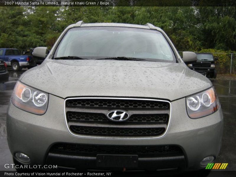 Natural Khaki Green / Beige 2007 Hyundai Santa Fe Limited