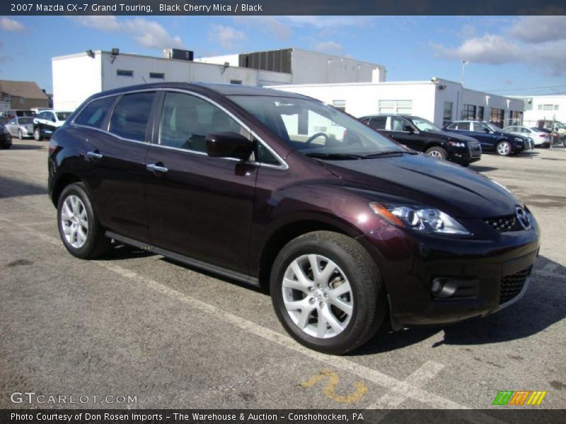 Black Cherry Mica / Black 2007 Mazda CX-7 Grand Touring