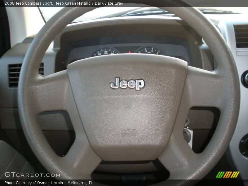 Jeep Green Metallic / Dark Slate Gray 2008 Jeep Compass Sport