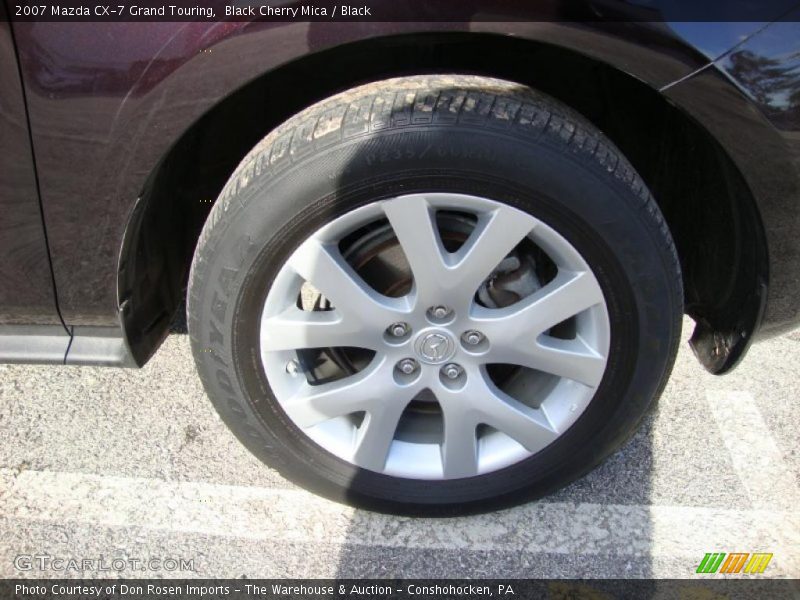 Black Cherry Mica / Black 2007 Mazda CX-7 Grand Touring