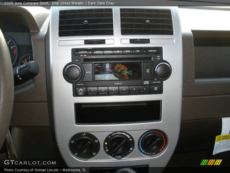 Jeep Green Metallic / Dark Slate Gray 2008 Jeep Compass Sport