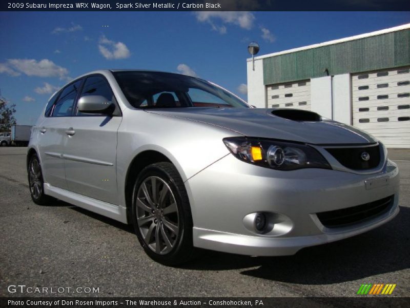 Spark Silver Metallic / Carbon Black 2009 Subaru Impreza WRX Wagon