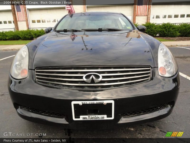 Black Obsidian / Beige 2004 Infiniti G 35 Coupe