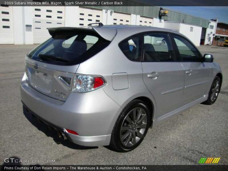 Spark Silver Metallic / Carbon Black 2009 Subaru Impreza WRX Wagon