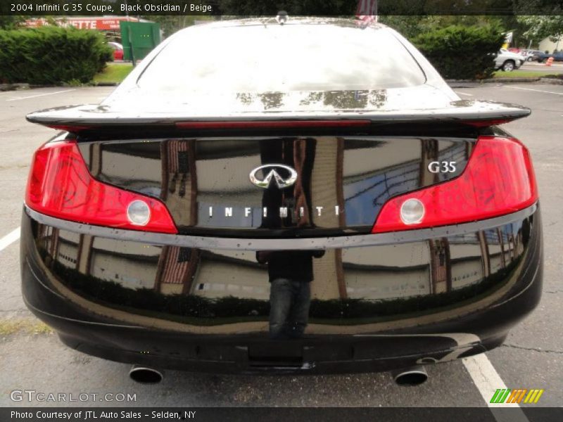Black Obsidian / Beige 2004 Infiniti G 35 Coupe