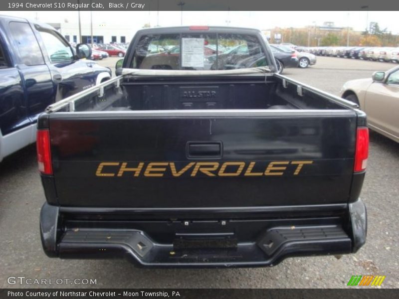 Black / Gray 1994 Chevrolet S10 Regular Cab
