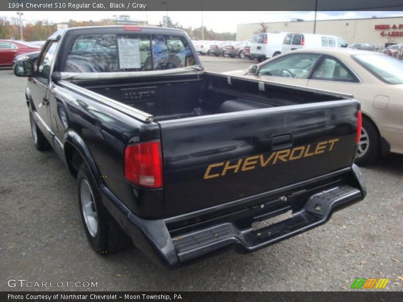 Black / Gray 1994 Chevrolet S10 Regular Cab