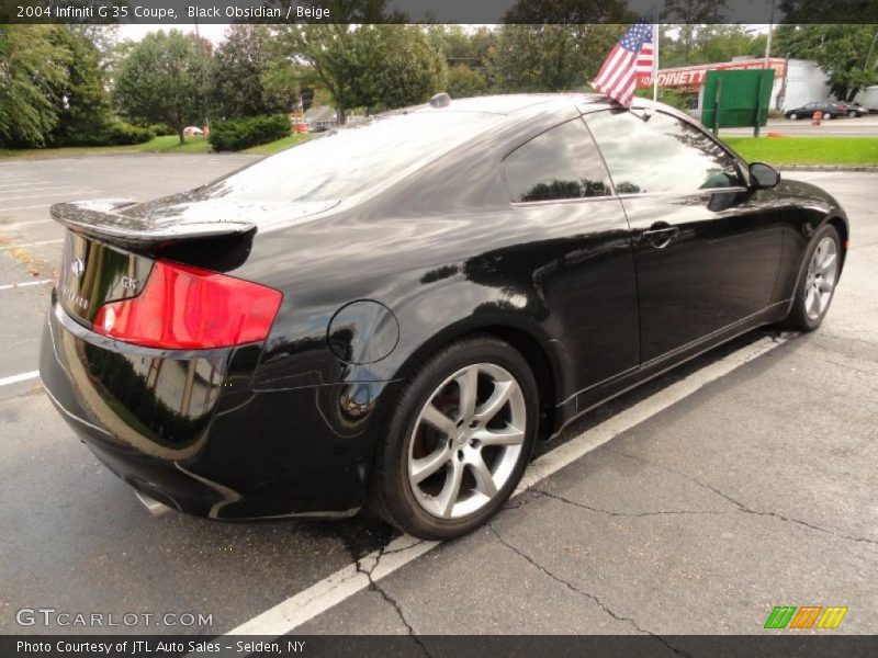 Black Obsidian / Beige 2004 Infiniti G 35 Coupe