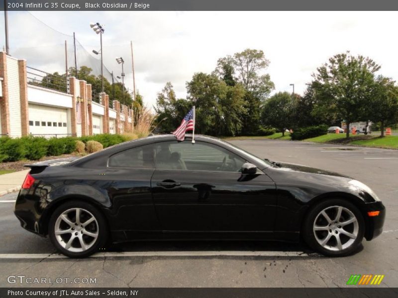 Black Obsidian / Beige 2004 Infiniti G 35 Coupe