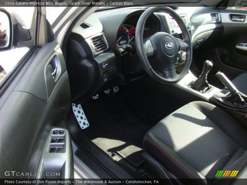 Spark Silver Metallic / Carbon Black 2009 Subaru Impreza WRX Wagon