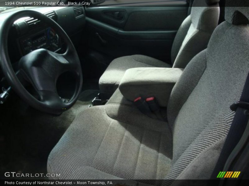 Black / Gray 1994 Chevrolet S10 Regular Cab