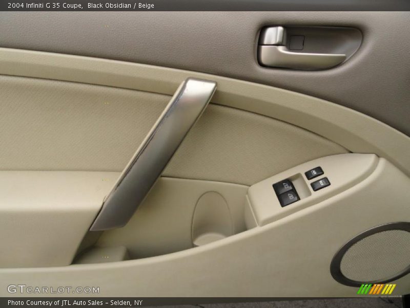 Black Obsidian / Beige 2004 Infiniti G 35 Coupe