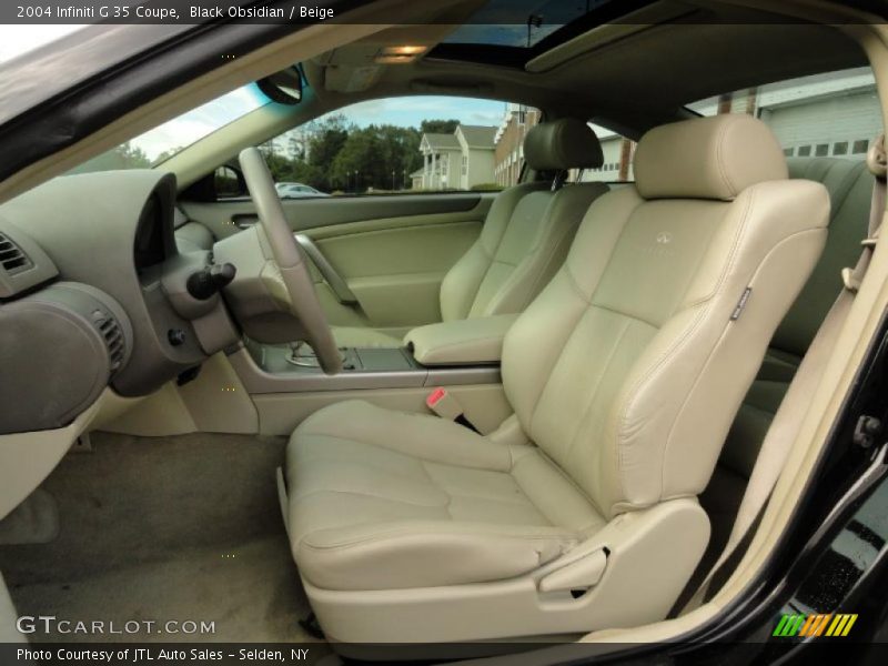 Black Obsidian / Beige 2004 Infiniti G 35 Coupe
