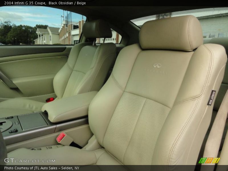 Black Obsidian / Beige 2004 Infiniti G 35 Coupe