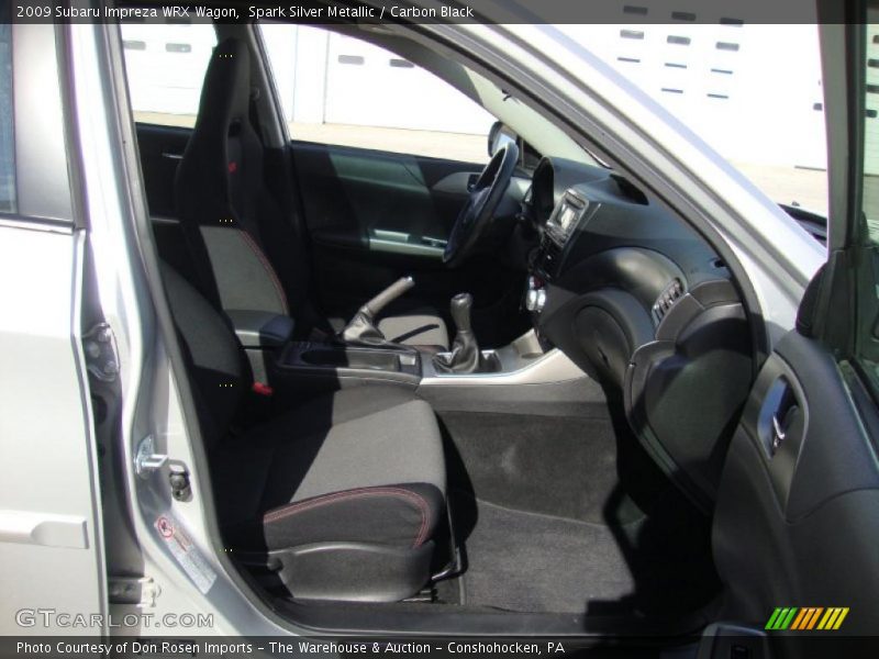 Spark Silver Metallic / Carbon Black 2009 Subaru Impreza WRX Wagon