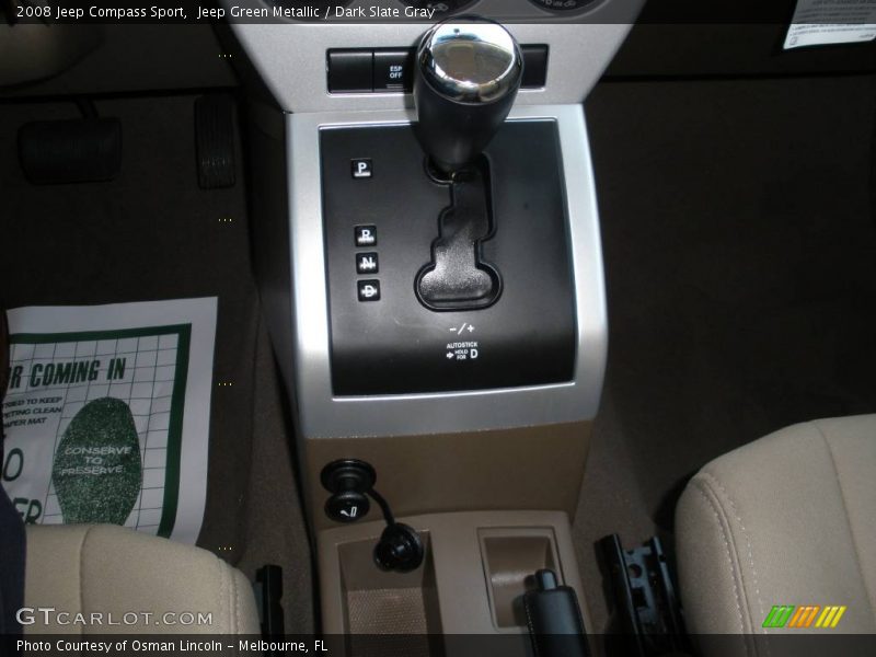 Jeep Green Metallic / Dark Slate Gray 2008 Jeep Compass Sport