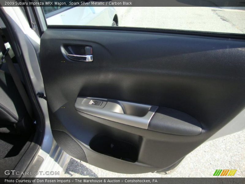 Spark Silver Metallic / Carbon Black 2009 Subaru Impreza WRX Wagon