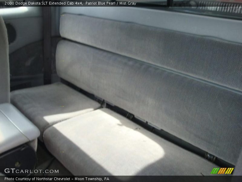 Patriot Blue Pearl / Mist Gray 2000 Dodge Dakota SLT Extended Cab 4x4