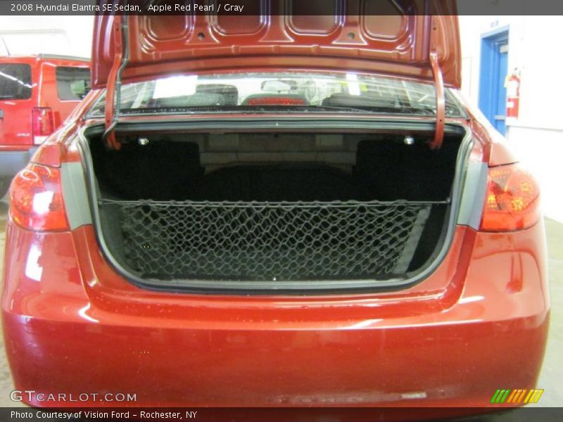 Apple Red Pearl / Gray 2008 Hyundai Elantra SE Sedan