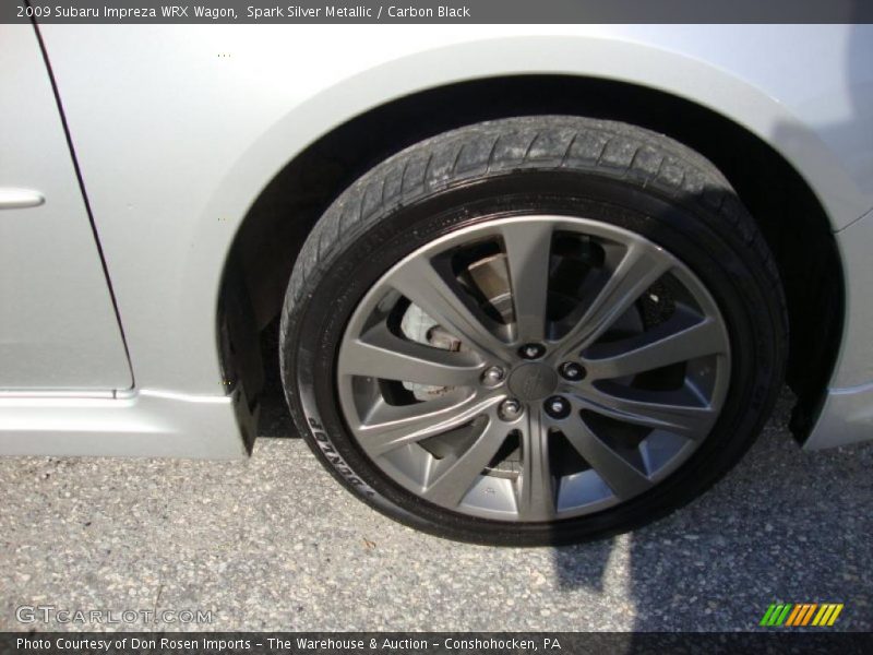 Spark Silver Metallic / Carbon Black 2009 Subaru Impreza WRX Wagon