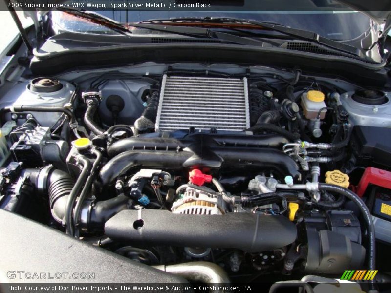 Spark Silver Metallic / Carbon Black 2009 Subaru Impreza WRX Wagon