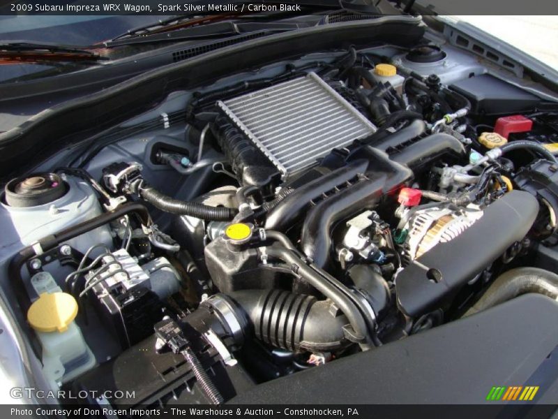 Spark Silver Metallic / Carbon Black 2009 Subaru Impreza WRX Wagon