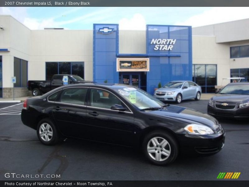 Black / Ebony Black 2007 Chevrolet Impala LS