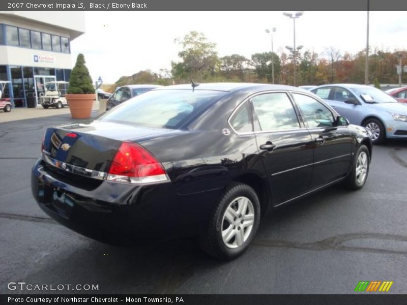 Black / Ebony Black 2007 Chevrolet Impala LS