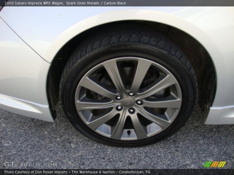 Spark Silver Metallic / Carbon Black 2009 Subaru Impreza WRX Wagon