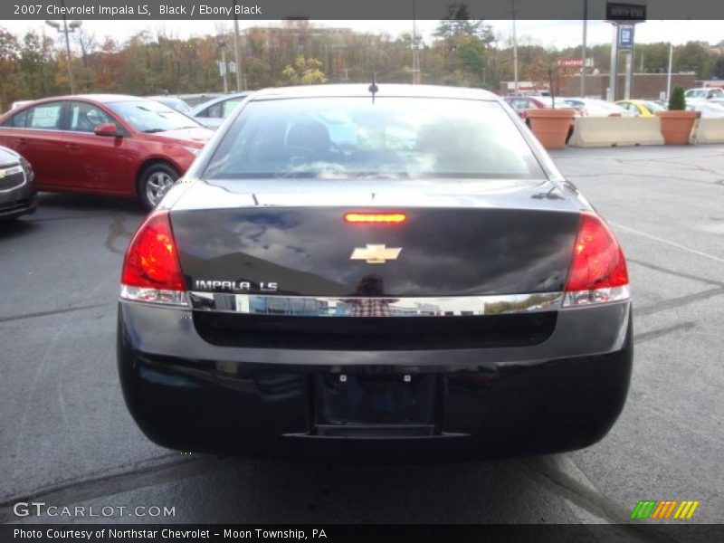 Black / Ebony Black 2007 Chevrolet Impala LS