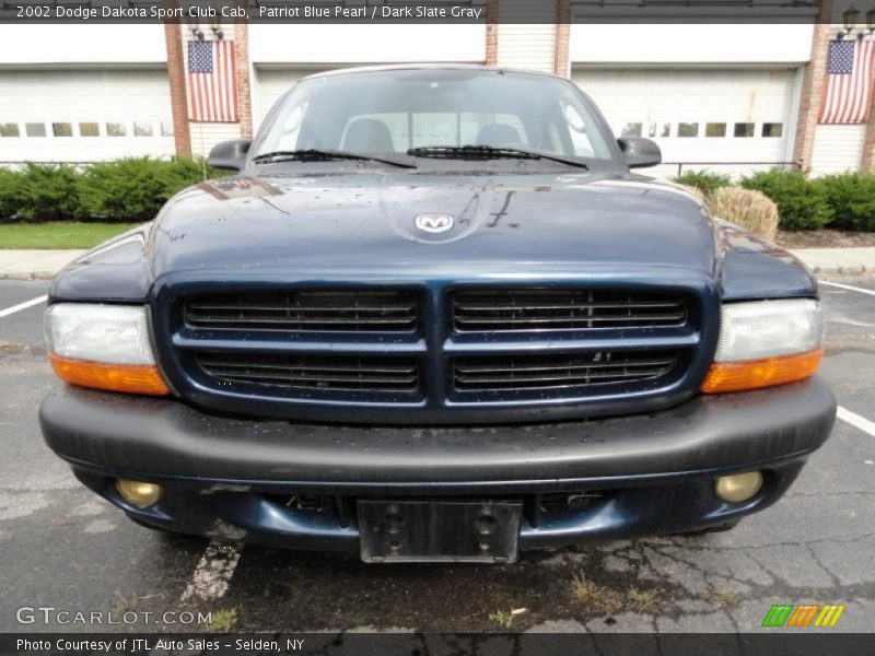 Patriot Blue Pearl / Dark Slate Gray 2002 Dodge Dakota Sport Club Cab