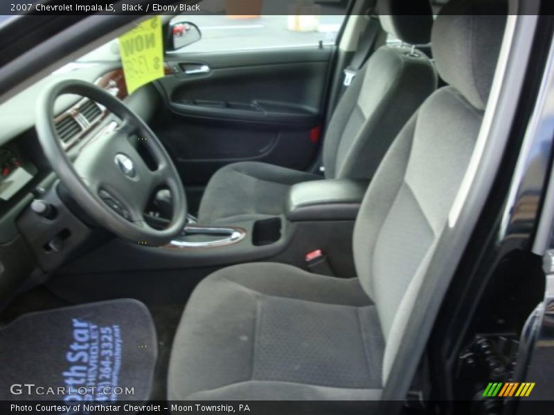  2007 Impala LS Ebony Black Interior