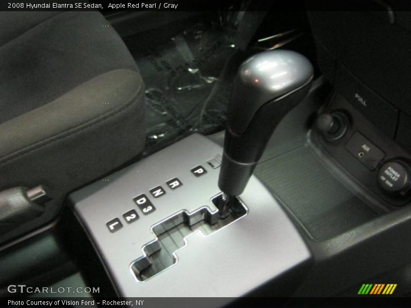 Apple Red Pearl / Gray 2008 Hyundai Elantra SE Sedan