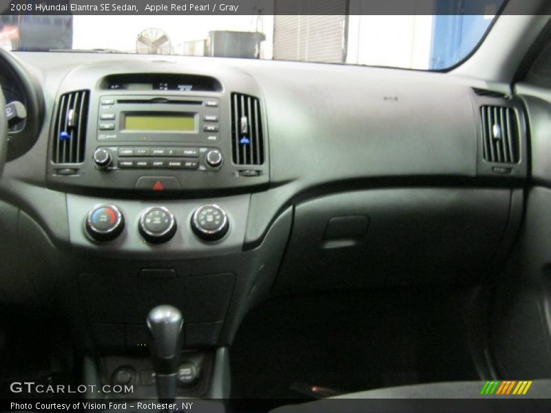 Apple Red Pearl / Gray 2008 Hyundai Elantra SE Sedan