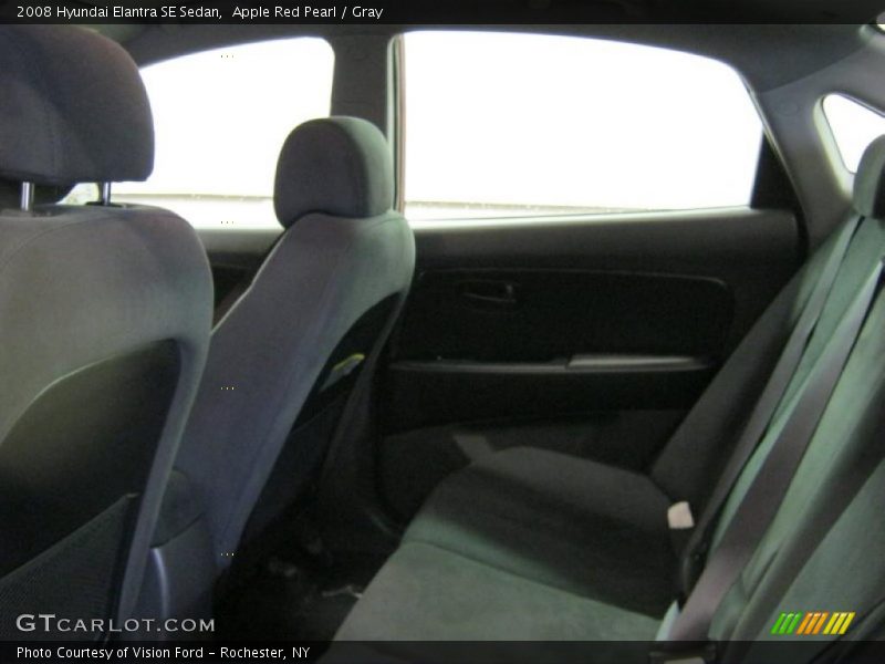 Apple Red Pearl / Gray 2008 Hyundai Elantra SE Sedan