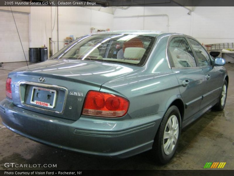 Celadon Green / Beige 2005 Hyundai Sonata GLS V6
