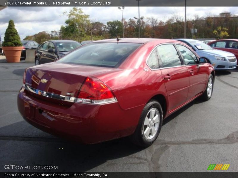 Red Jewel Tint Coat / Ebony Black 2007 Chevrolet Impala LT