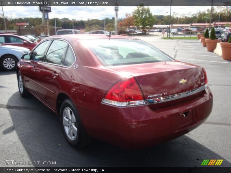 Red Jewel Tint Coat / Ebony Black 2007 Chevrolet Impala LT