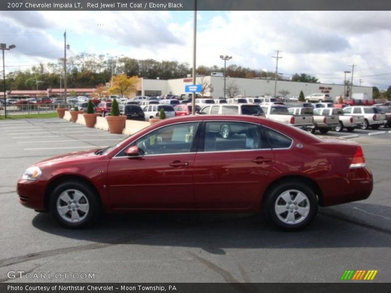 Red Jewel Tint Coat / Ebony Black 2007 Chevrolet Impala LT