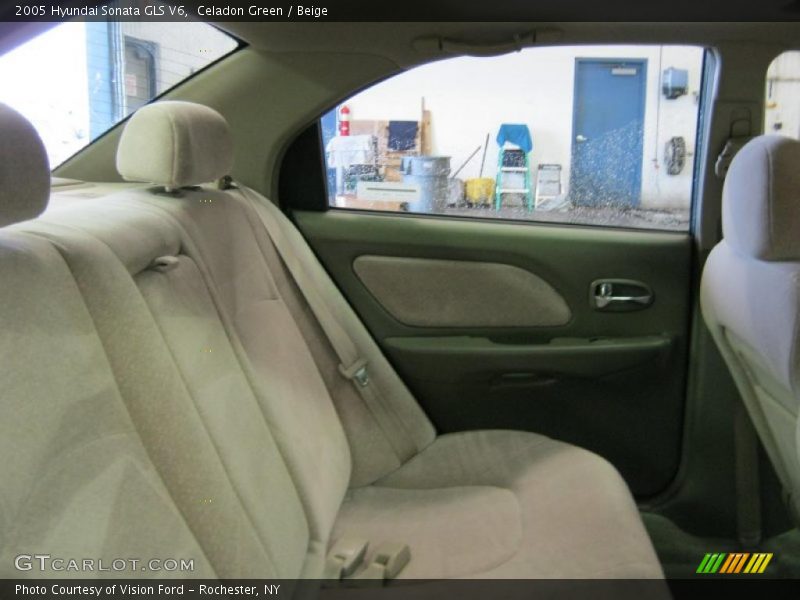 Celadon Green / Beige 2005 Hyundai Sonata GLS V6