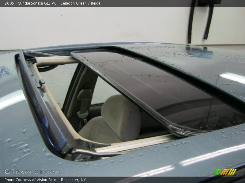 Celadon Green / Beige 2005 Hyundai Sonata GLS V6