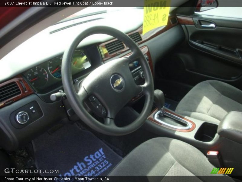 Red Jewel Tint Coat / Ebony Black 2007 Chevrolet Impala LT