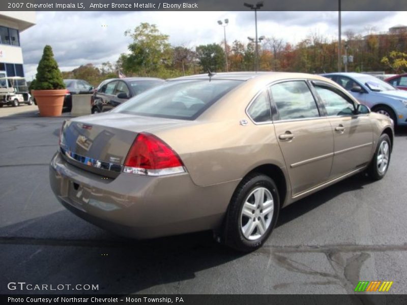 Amber Bronze Metallic / Ebony Black 2007 Chevrolet Impala LS