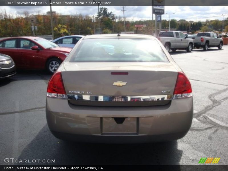 Amber Bronze Metallic / Ebony Black 2007 Chevrolet Impala LS