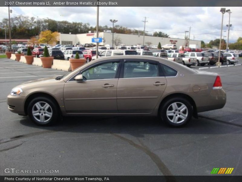 Amber Bronze Metallic / Ebony Black 2007 Chevrolet Impala LS