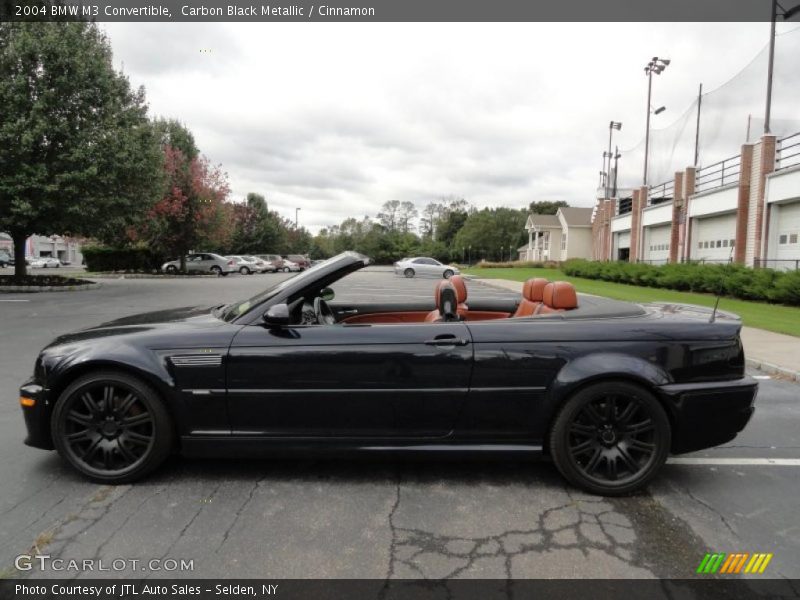 Carbon Black Metallic / Cinnamon 2004 BMW M3 Convertible