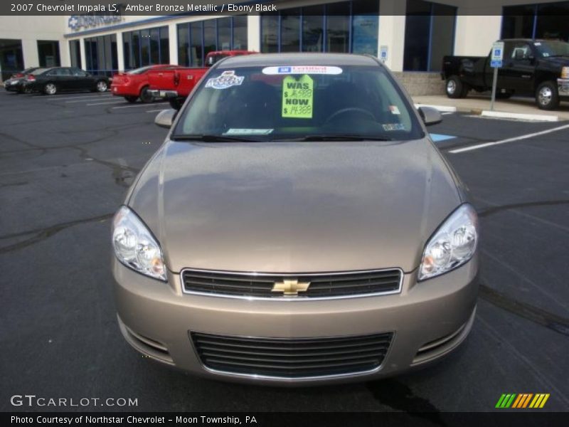 Amber Bronze Metallic / Ebony Black 2007 Chevrolet Impala LS